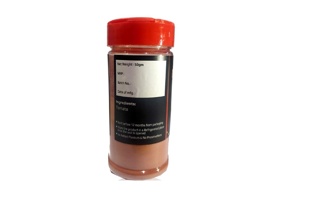 Mirchillion Tomato Powder    Plastic Bottle  50 grams